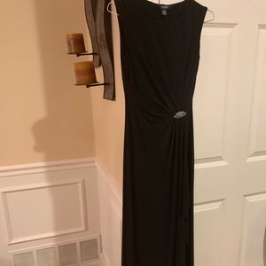 Chaps long jersey evening dress.  Size 4